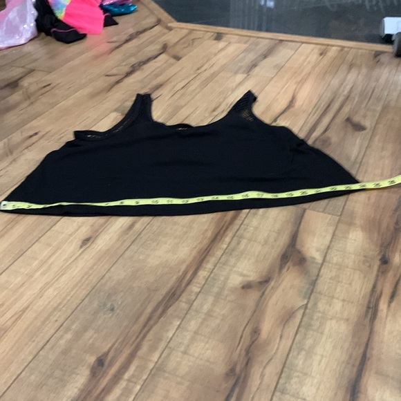Fishnet crop tank top black - Picture 6 of 11